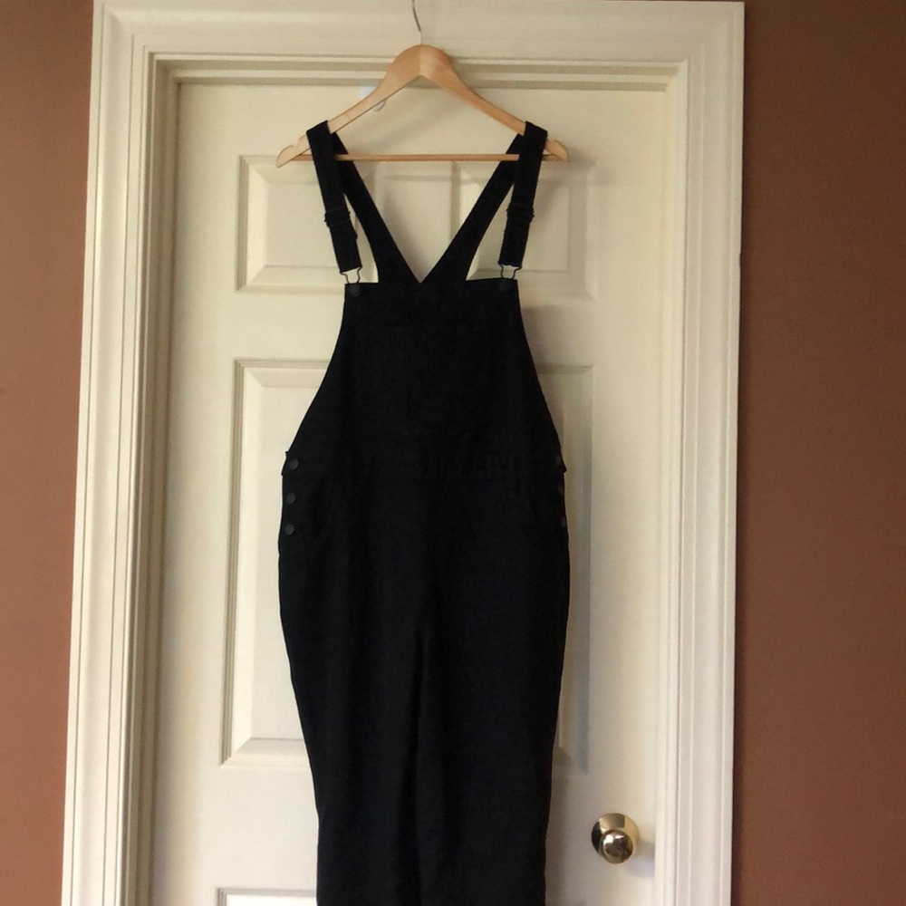 Black overalls